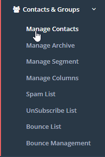 How to move active contacts to archive contacts